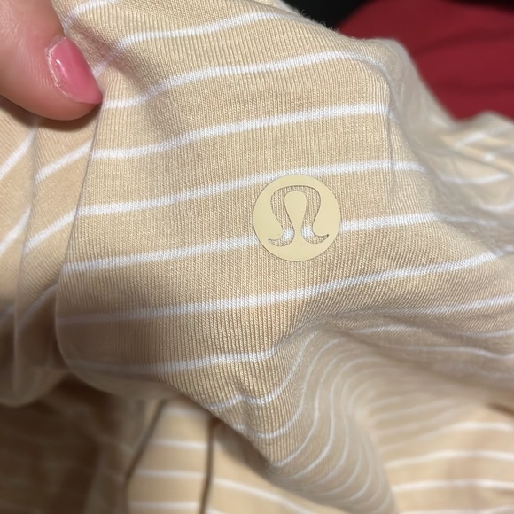 Lululemon stripe crew neck 2 - Picture 5 of 6